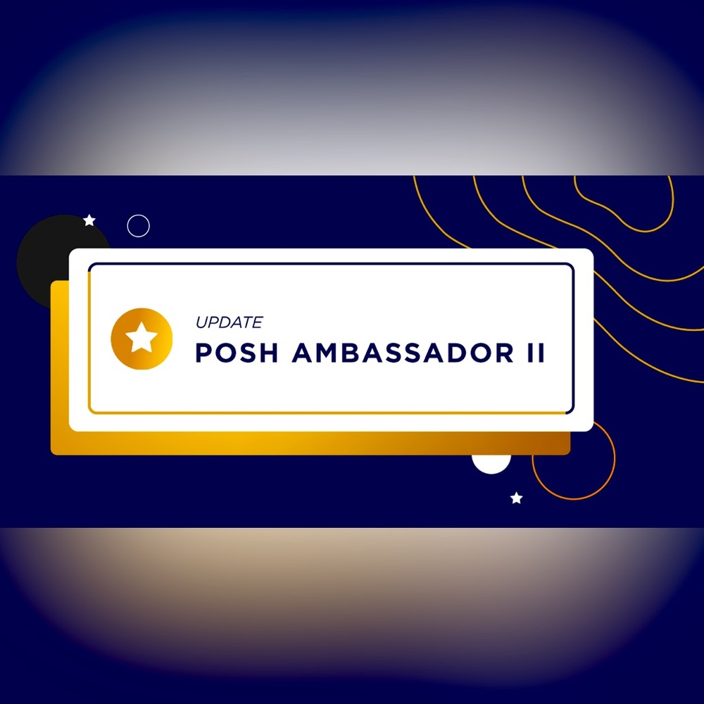 Just became a posh ambassador 2 🎉